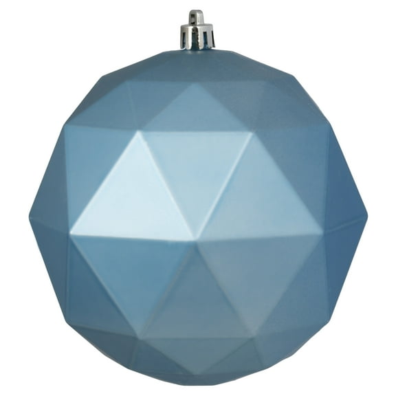 Vickerman 4.75" Periwinkle Matte Geo Ball 4/Bg