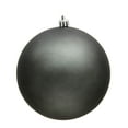 thumbnail image 1 of Vickerman 4.75" Pewter Matte Ball Ornament, 4 per Bag, 1 of 2