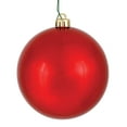 thumbnail image 1 of Vickerman 4.75" Red Shiny Ball Ornament, 4 per Bag, 1 of 2
