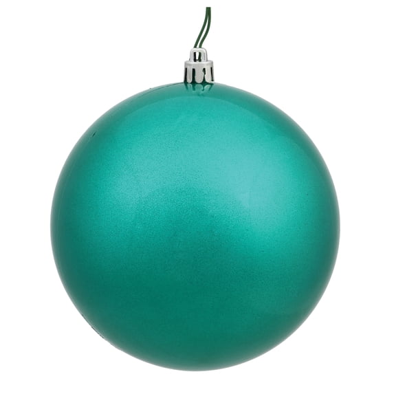 Vickerman 4.75" Sea Foam Candy Ball Ornament, 4 per Bag