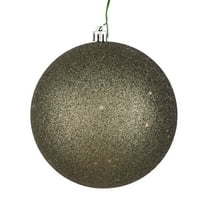 Vickerman 4.75" Wrought Iron Sequin Ball Ornament, 4 per Bag