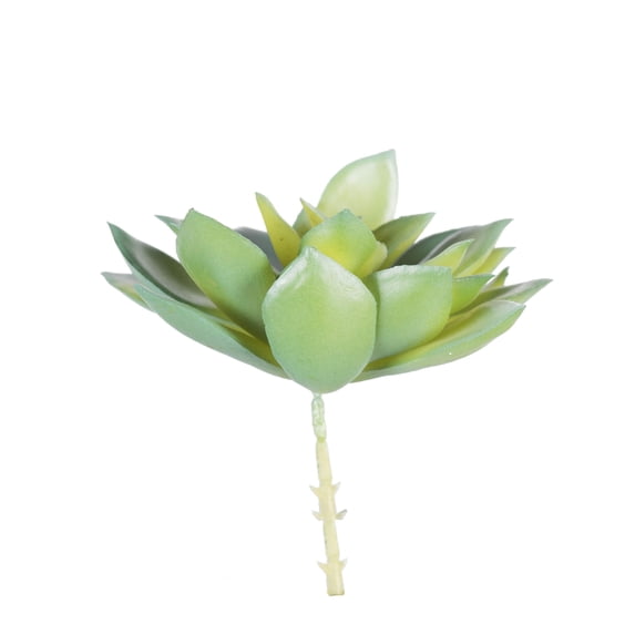 Vickerman 4" Artificial Green/Gray Succulent Pick , Set of 6
