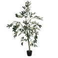 thumbnail image 1 of Vickerman 4' Artificial Potted Olive Tree., 1 of 8