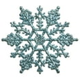 thumbnail image 1 of Vickerman 4" Baby Blue Glitter Snowflake Christmas Ornament, 24 per Box, 1 of 2