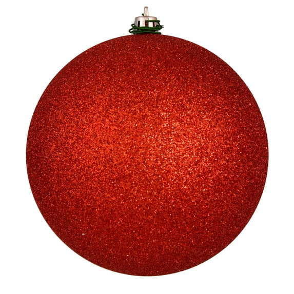 Vickerman 4" Bittersweet Glitter Ball Ornament, 6 per Bag