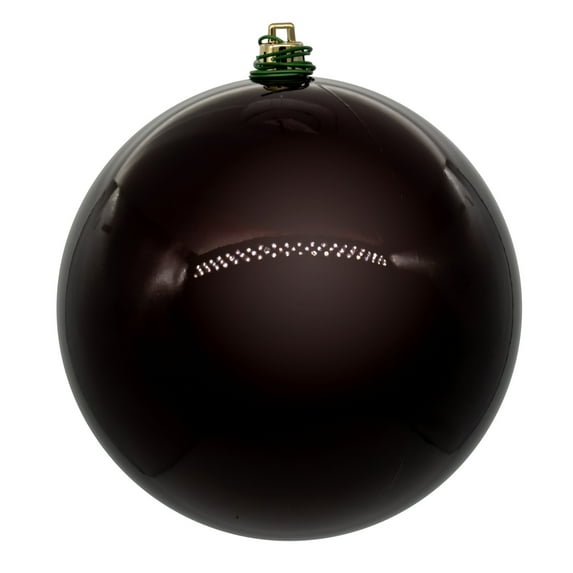 Vickerman 4" Burgundy Pearl UV Drilled Ball Ornament, 6 per bag.