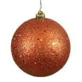 thumbnail image 1 of Vickerman 4" Burnished Orange Sequin Ball Ornament, 6 per Bag, 1 of 5