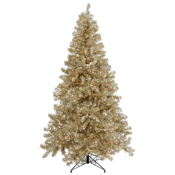 Vickerman 4' Champagne Artificial Christmas Tree, Clear Dura-lit Incandescent Lights