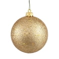 thumbnail image 1 of Vickerman 4" Gold Sequin Ball Ornament, 6 per Bag, 1 of 5