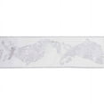 thumbnail image 1 of Vickerman 4" Gold-Silver Paisley Jacquard Christmas Ribbon, 1 of 2