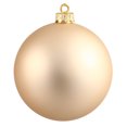 thumbnail image 1 of Vickerman 4" Matte Shatterproof Christmas Ball Ornament - Champagne, 1 of 2