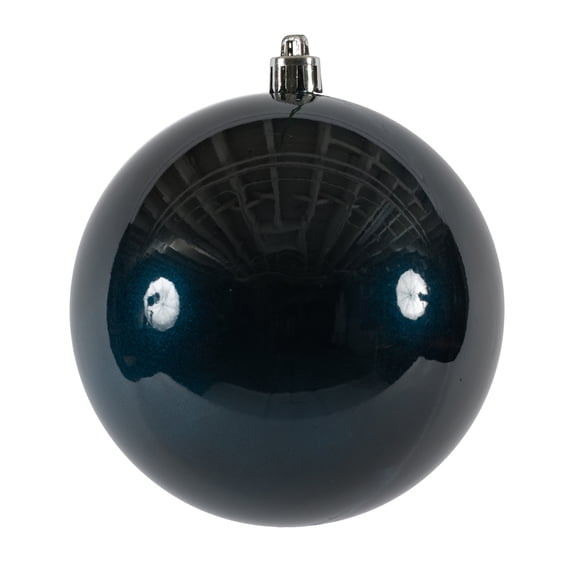 Vickerman 4" Midnight Blue Candy Ball Ornament, 6 per Bag