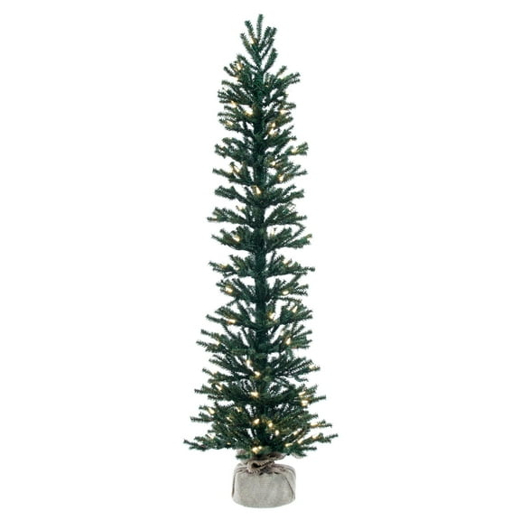 Vickerman 4' Mini Pine Artificial Christmas Tree, Warm White Dura-lit LED Lights