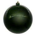 thumbnail image 1 of Vickerman 4" Moss Green Pearl UV Drilled Ball Ornament, 6 per bag., 1 of 2