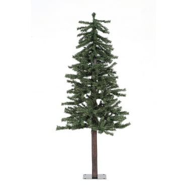 Vickerman 4' Natural Alpine Artificial Christmas Tree, Unlit - Faux Christmas Tree - Seasonal Indoor Home Decor