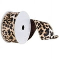 thumbnail image 1 of Vickerman 6" x 10yd Natural Leopard Ribbon, 1 of 2