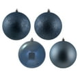 thumbnail image 1 of Vickerman 4" Periwinkle 4-Finish Ball Ornament Assortment, 12 per Box, 1 of 2