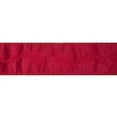 thumbnail image 1 of Vickerman 4" Red Acanthus Leaf Jacquard Christmas Ribbon, 1 of 2