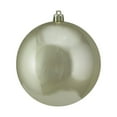 thumbnail image 1 of Vickerman 4" Shiny Shatterproof Christmas Ball Ornament - Champagne, 1 of 1