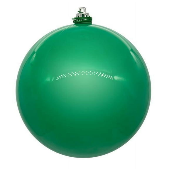 Vickerman 4" Teal Pearl UV Drilled Ball Ornament, 6 per bag.