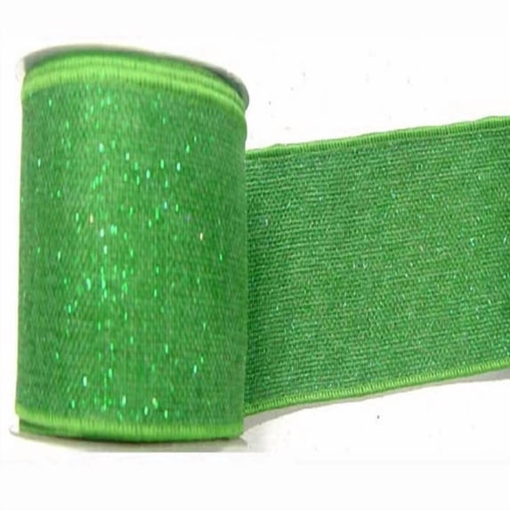 Vickerman 4" x 10 Yard Mauve Sparkle Burlap Ribbon