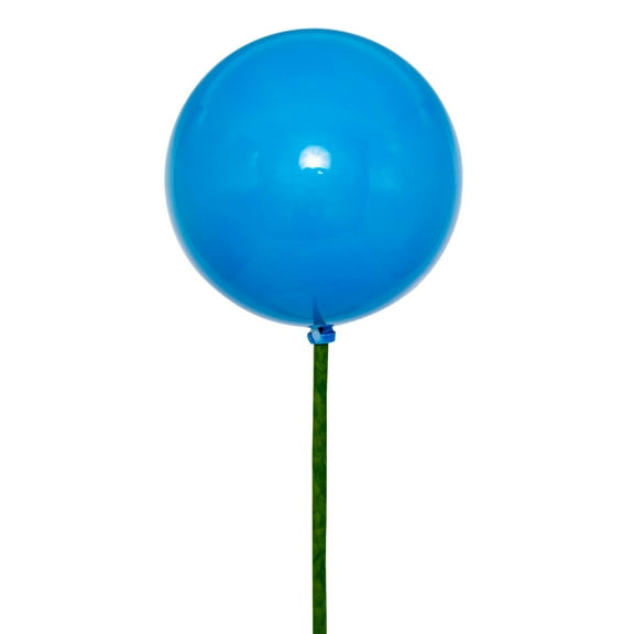 Vickerman 4" x 18" Turquoise Pearl Ball Ornament Stick, 6 per bag.