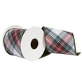 thumbnail image 1 of Vickerman 4" x 5 Yards Multi Cotton Plaid Taffetta Back Double Fused Ribbon., 1 of 5