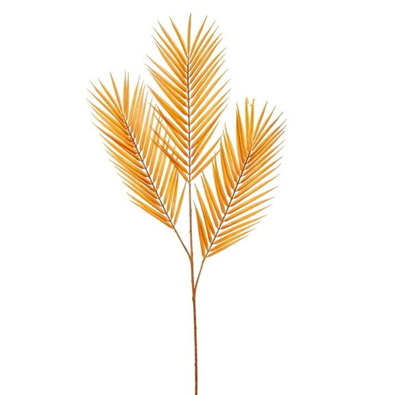 Vickerman 40" Orange Butterfly Palm Spray, 3 per bag.