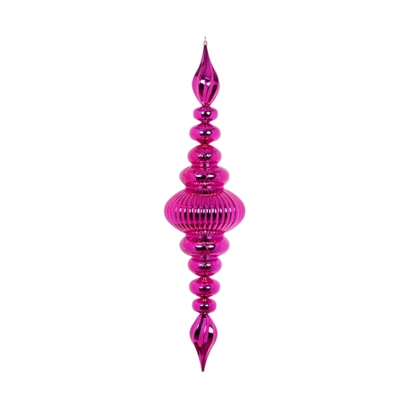 Vickerman 41" Fuchsia Shiny Finial.