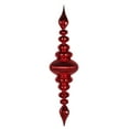 thumbnail image 1 of Vickerman 41" Red Shiny Finial Ornament, 1 of 4