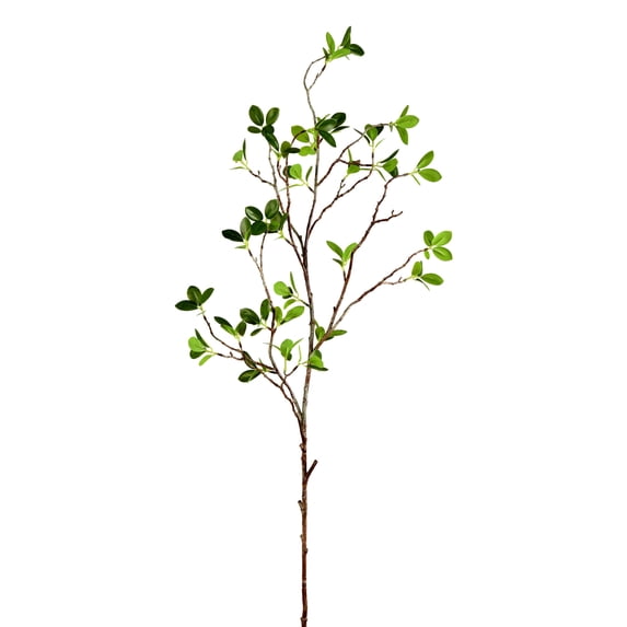 Vickerman 43" Artificial Green Milan Leaf Spray. Includes 2 sprays per pack.