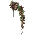 thumbnail image 1 of Vickerman 43" Artificial Green and Red Leaf Hanging Bush., 1 of 5