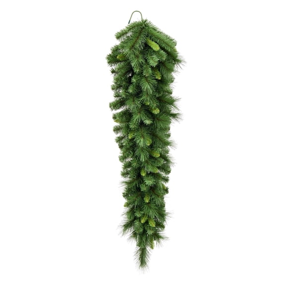 Vickerman 48" Bangor Mixed Pine Artificial Christmas Tear Drop, Unlit