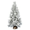 thumbnail image 1 of Vickerman 48" Frosted Beacon Pine Artificial Christmas Tree, Unlit, 1 of 3