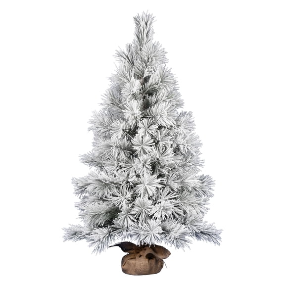 Vickerman 48" Frosted Beckett Pine Artificial Christmas Tree, Unlit