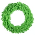 thumbnail image 1 of Vickerman 48" Lime Artificial Christmas Wreath, Lime Dura-Lit LED lights., 1 of 2