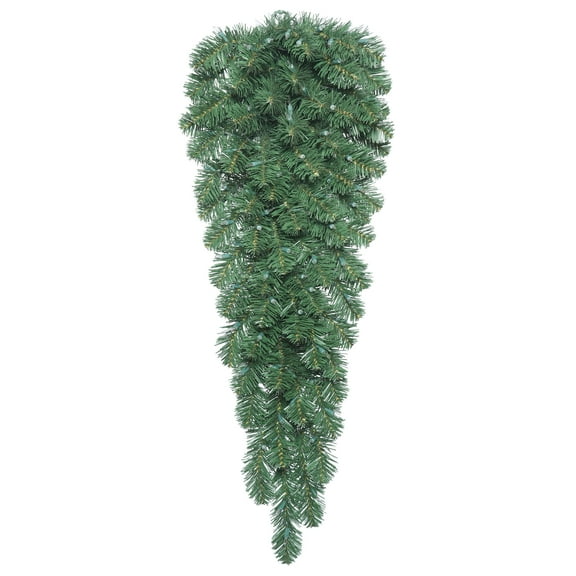 Vickerman 48" Oregon Fir Artificial Christmas Teardrop, Unlit - Faux Fir Christmas Teardrop - Indoor Seasonal Home Wall Decor