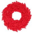 thumbnail image 1 of Vickerman 48" Fir Dura-lit LED Artificial Christmas Wreath in Red, 1 of 2