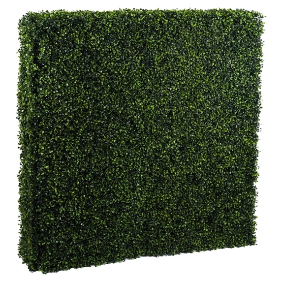Vickerman 48" x 12" x 48" Artificial Boxwood Hedge.