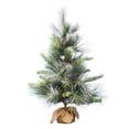 thumbnail image 1 of Vickerman 48"x25" Frosted Pine Artificial Christmas Tree, Unlit, 1 of 3