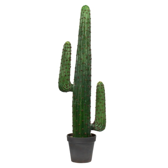 Vickerman 49" Artificial Cactus In Black Pot.