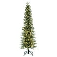 thumbnail image 1 of Vickerman 5.5' Bixley Pencil Fir Artificial Christmas Tree, Warm White Dura-lit LED Lights, 1 of 8