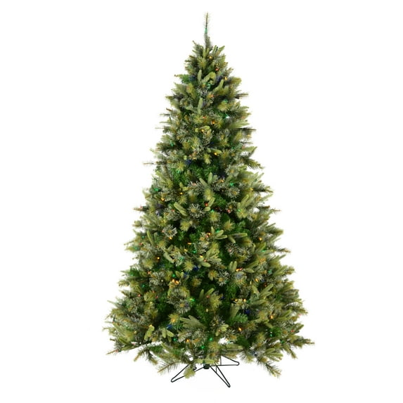 Vickerman 5.5' Cashmere Pine Artificial Christmas Tree, Multi-Colored Dura-Lit® LED Lights