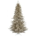 thumbnail image 1 of Vickerman 5.5' Champagne Fir Artificial Christmas Tree, Unlit - Faux Champagne Christmas Tree - Seasonal Indoor Home Decor, 1 of 1