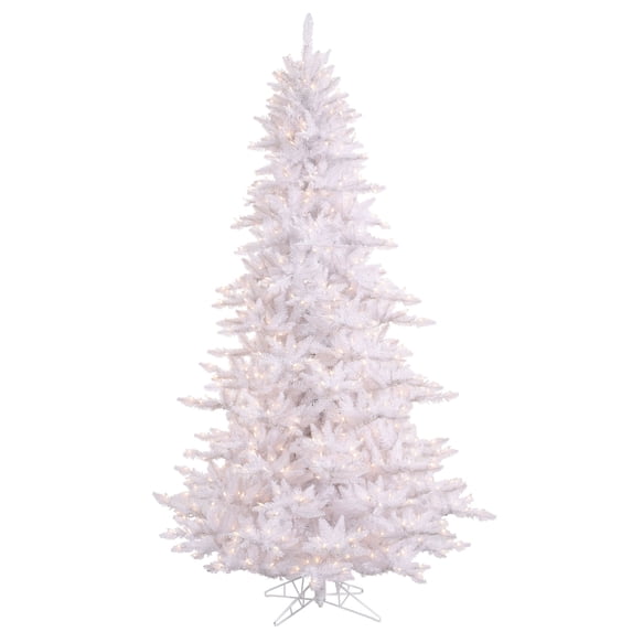 Vickerman 5.5' White Fir Artificial Christmas Tree, Clear Dura-lit Incandescent Lights