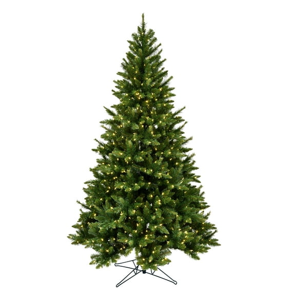 Vickerman 5.5' x 44" Bennington Spruce Artificial Christmas Tree, Warm White Dura-lit LED Lights
