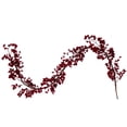 thumbnail image 1 of Vickerman 5' Artificial Red Outdoor Weather Resistant Berry Christmas Garland, Unlit, 1 of 2