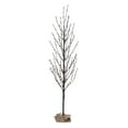 thumbnail image 1 of Vickerman 5' Brown Artificial Christmas Tree, Warm White LED Lights, 1 of 1
