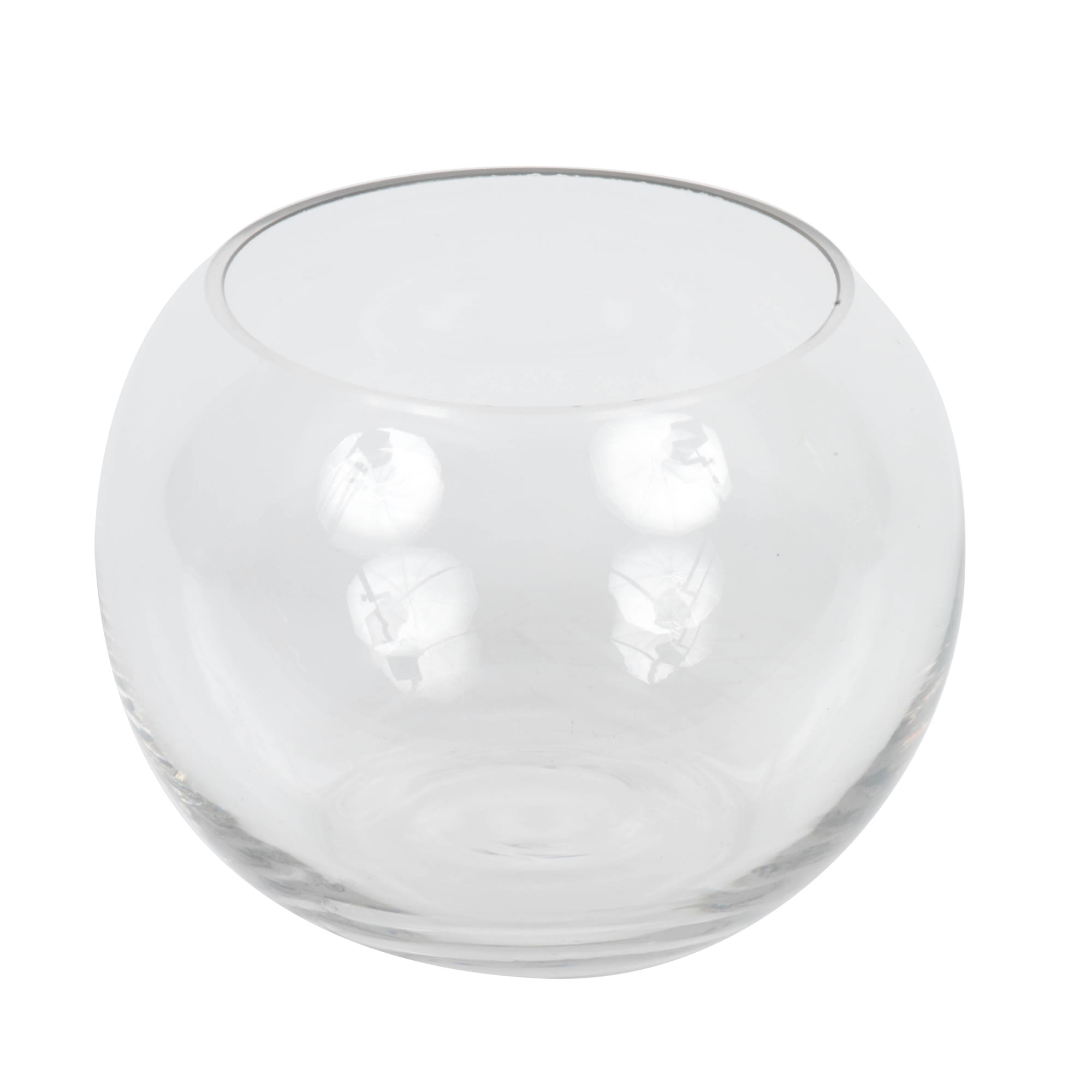 Clear Bubble Glass Decorative Bowl Set, Minimalistic Design