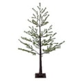 thumbnail image 1 of Vickerman 5' Green Mini Pine Twig Tree, Warm White 3mm Wide Angle LED lights., 1 of 5